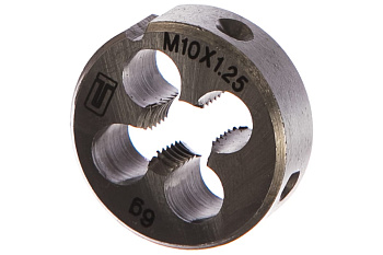 Плашка круглая 10,0*1,25