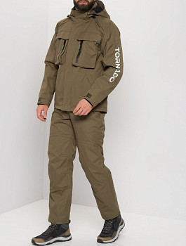 Костюм демисезонный Торнадо цвет Хаки  ткань Breathable (Размер 48-50, Рост 176)