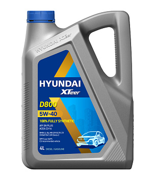 Масло моторное HYUNDAI XTeer Diesel Ultra 5W40 SN/CF Synthetic 4л