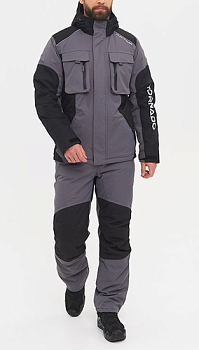 Костюм демисезонный Торнадо ткань Breathable цвет Серый (Размер: 48-50, Рост: 170-176)