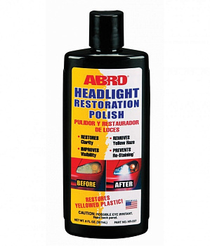 Полироль востановитель фар ABRO 237мл (HR-237)