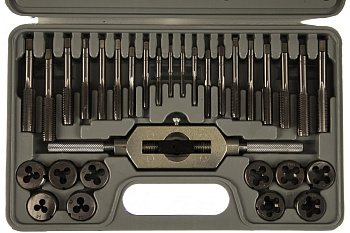 Набор метчиков и плашек М3 - М12, 31 предм. Matrix