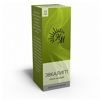 Масло эфирное натуральное эвкалиптовое