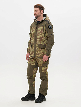 Костюм летний Горка-Люкс ткань Nylon Cotton Рип-Стоп цвет Хаки/MV-23 (Размер: 52-54, Рост: 170-176)