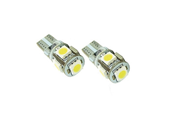 Лампа-диод зелен. Т10-5050-5SMD