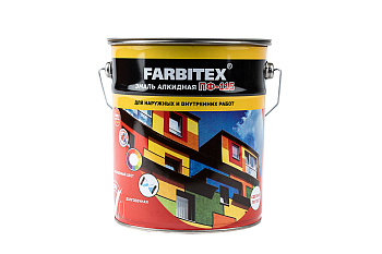 Эмаль алкидная ПФ-115 FARBITEX, синяя, 10кг Эмаль алкидная ПФ-115 FARBITEX, синяя, 10кг