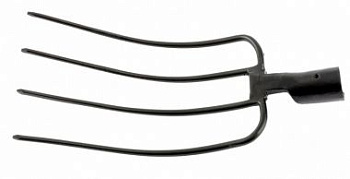 Вилы 4-х рогие, сенные, 205х305мм, кованые, без черенка Сибртех