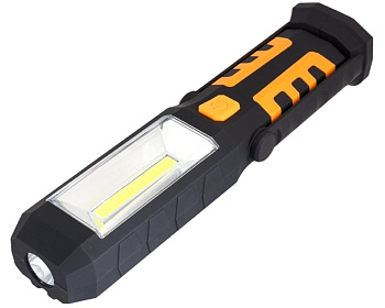 Фонарь 10х8х4см LED подвес, магнит, батарейки микс