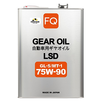 Масло трансмиссионное FQ GEAR GL-5/MT-1 LSD 75W90 FULLY SYNTHETIC 4л