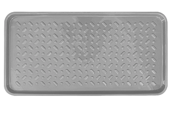 Лоток для обуви 71x37x2,54 св.серый