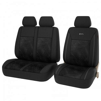 Чехлы автомобильные GTL Jakkard TRANSIT черный