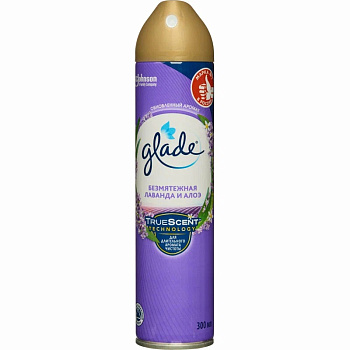 Аэрозоль Glade"Безмятежная Лаванда И Алоэ" L, 300 Мл/12 Шт.