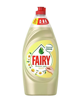 Средство для мытья посуды FAIRY 900мл нежные руки и ромашка