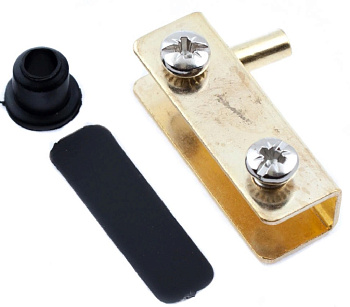 Петли для стеклянных дверей (комплект) (золото 1 шт)