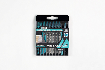 Набор пилок д/лобзика METALLICA Optima №3 по дереву, в пласт. коробке, 10шт Набор пилок д/лобзика METALLICA Optima №3 по дереву, в пласт. коробке, 10шт