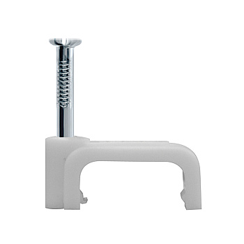 Скобы для кабеля плоские 8мм*40-50шт