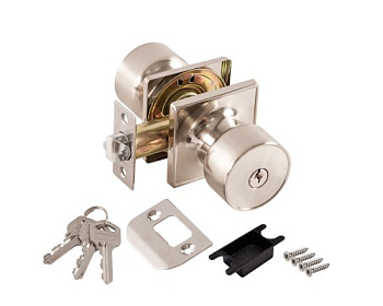 Ручка защелка DK772/BL SN-ET (кл./фик.) никель (58407) (PUNTO)