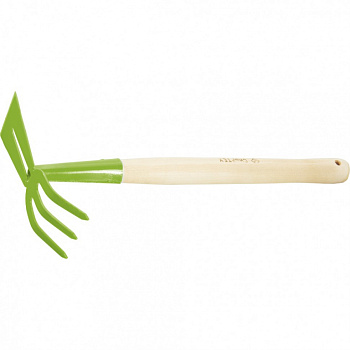 Мотыжка комбинированная, 3 прямых зуба+трапеция, с черенком СИБРТЕХ