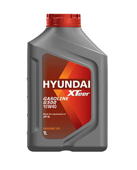 Масло моторное HYUNDAI Xteer Gasoline G500 10W40 SL 1л