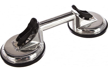 Стеклодомкрат КОБАЛЬТ двойной алюминиевый, 80 кг, коробка