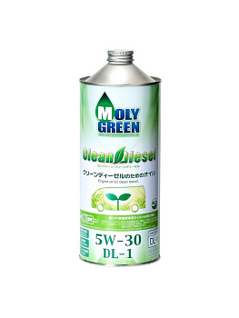 Масло моторное MOLYGREEN CLTAN DIESEL 5W-30 DL-1 (1.0)