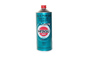 Масло трансмиссионное MITASU RACING GEAR OIL GL-5 75W-140 LSD 1л синтетическое Япония