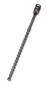 Бур по бетону SDS-max METALLICA Ultra 28 х670/530 мм, Х-напайка, 2 спирали