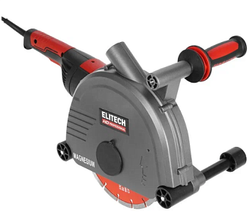 Бороздодел ELITECH WCH 2623Е 2600Вт,ф230х22.2мм,5900об/мин,штр65/46мм,мокр/сух рез,пл.пуск