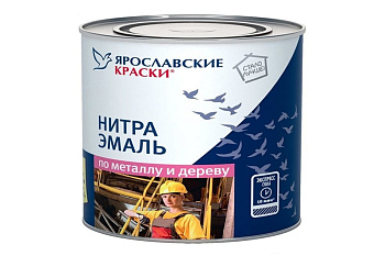 Эмаль НЦ-132 черная, 0,7кг Ярославские краски Эмаль НЦ-132 черная, 0,7кг Ярославские краски