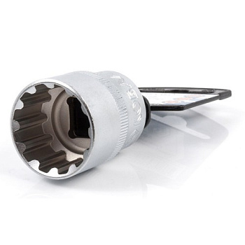 Головка торцевая универсальная КОБАЛЬТ 1/2", 21 мм, SPLINE Cr-V 