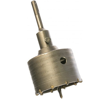 Коронка по бетону 80*75/100L 82мм в сборе