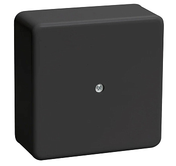 Коробка распаячная ОП 100х100х29 черн. IEK UKO10-100-100-029-K02-E