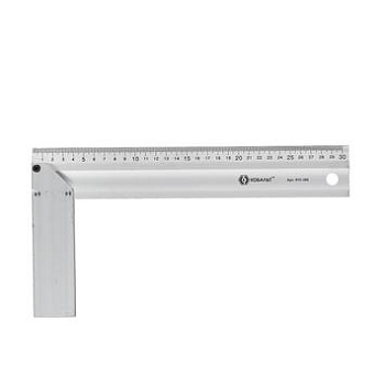 Угольник КОБАЛЬТ столярный 300мм, алюминиевый