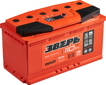 АКБ ЗВЕРЬ 6CT-110VL3 ZVEFB 110-3-R о/п