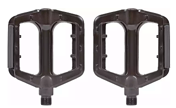 Педали (алюминий, 11,5х11см, резьба 9/16, HF-862, черный