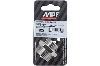 Ниппель - переходник (бочонок) 1"х3/4" н/н MPF, MP-У