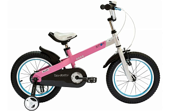 Велосипед STELS 18" Royal Baby BUTTONS ALLOY (26см розовый/зеленый)