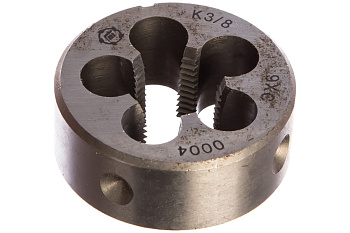 Плашка кон.дюйм. К3/8" 9ХС ТМ*