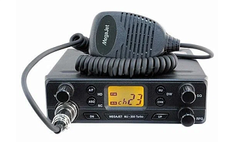 Радиостанция автомобильная MegaJet MJ-350, ANALOG, 8Вт, 26.515-27.855 МГц, 270 каналов