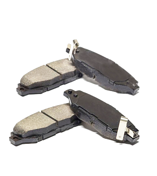 Колодки тормозные, задние D2125MH (с антискрипной пластиной)