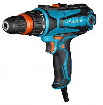 Дрель шуруповерт STURM ID2145PT "Проф" 2 скор, сменный патрон 10мм, 22+1, 45НМ., шнур 4м