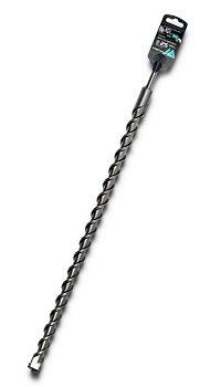 Бур по бетону SDS-plus METALLICA Optima 25 х600/550 мм, напайка с центром, 2 спирали