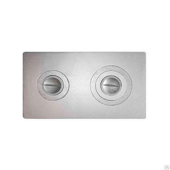 Плита сборная двухкомфорочная 710*410*25 26кг из 2х частей