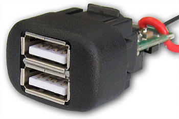Устройство зарядное USB 2 гнезда LADA Kalina, Samara-2, ВАЗ-2123