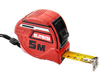Рулетка 5м, 19мм ELITECH 310301