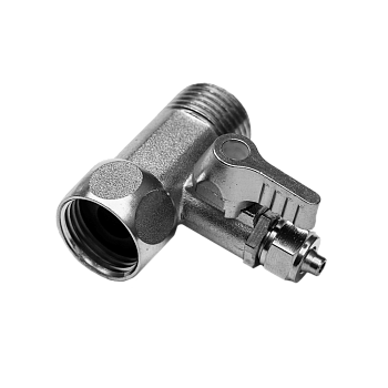 Вентиль шаровый- адаптер 1/2"-1/4"