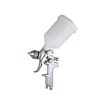 Краскопульт пневматический QUATTRO ELEMENTI с верхним бачком 600мл,  сопло 1,4мм, HVLP, разъем EURO