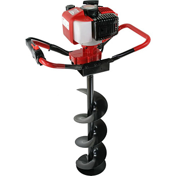 Мотобур DDE GD-52-200 (двухтактный 52 куб.см., 1,8 кВт, редукция 34:1, масса 9,8 кг)