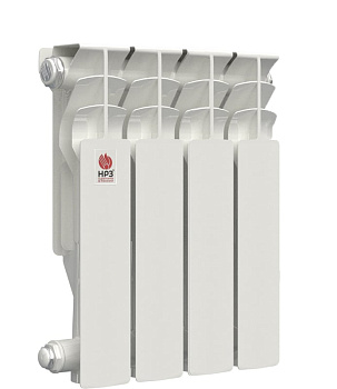 Радиатор алюминиевый "НРЗ"350/100(9) 04 секций ЛЮКС