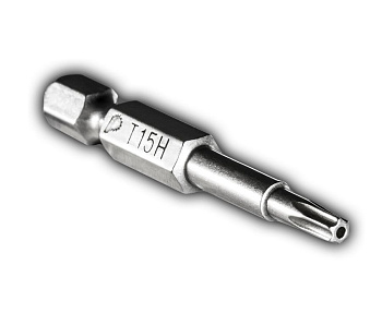 Бита отверточная ПРАКТИКА "Профи" Torx Tamper-15 х 50мм  (2шт), блистер Бита отверточная ПРАКТИКА "Профи" Torx Tamper-15 х 50мм  (2шт), блистер
